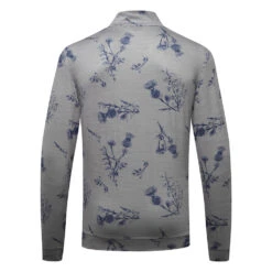 Puma Cloudspun Lowlands 1/4 Zip Golf Popover 10 Puma Cloudspun Lowlands 1/4 Zip Golf Popover -Golf Apparel Store Puma Cloudspun Lowlands 1 4 Zip Golf Popover Quiet Shade Heather 537067 02 SWPUM258 Back