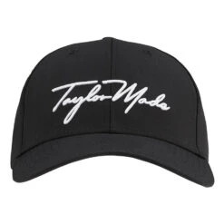 TaylorMade Script Seeker Golf Cap -Golf Apparel Store TaylorMade 2023 Script Seeker Cap Black 3