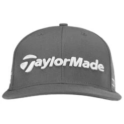 TaylorMade Tour Flatbill Golf Cap 8 TaylorMade Tour Flatbill Golf Cap -Golf Apparel Store TaylorMade 2023 Tour Flatbill Golf Cap Charcoal 3