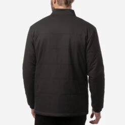 TravisMathew Interlude Full Zip Golf Jacket 13 TravisMathew Interlude Full Zip Golf Jacket -Golf Apparel Store Travis Mathew SS21 Interlude Sweater Jacket 1MT003 0BLK Code SWTRA018 M Black Model 3