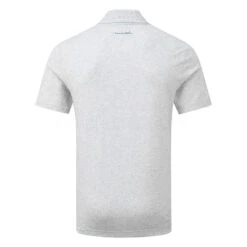 TravisMathew Make Camp Golf Polo Shirt -Golf Apparel Store Travis Mathew SS21 Make Camp Golf Polo Shirt 1MW145 Code SHTRA048 Heather Light Grey Back