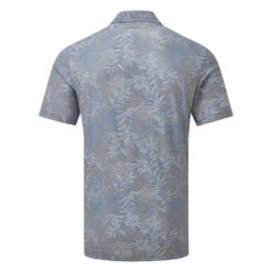 TravisMathew Patio Time Golf Polo Shirt -Golf Apparel Store Travis Mathew SS21 Patio Time Golf Polo Shirt 1MW148 SHTRA058 L Heather Medium Grey Back