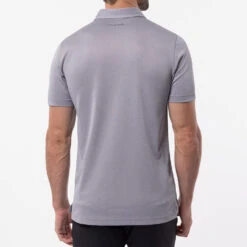 TravisMathew Private Dock Golf Polo Shirt -Golf Apparel Store Travis Mathew SS21 Private Dock Golf Polo Shirt 1MW149 SHTRA054 M Heather Medium Grey Model 3