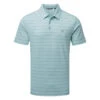 TravisMathew Tahoe Golf Polo Shirt -Golf Apparel Store Travis Mathew SS21 Tahoe Polo Shirt 1MW154 Code SHTRA034 M Heather Delphinium Front