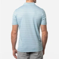 TravisMathew Tahoe Golf Polo Shirt -Golf Apparel Store Travis Mathew SS21 Tahoe Polo Shirt 1MW154 Code SHTRA034 M Heather Delphinium Model 3