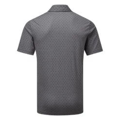 TravisMathew Two Hour Delay Golf Polo Shirt -Golf Apparel Store Travis Mathew SS21 Two Hour Delay Polo Shirt 1MV108 Code SHTRA033 M Heather Dark Grey Back