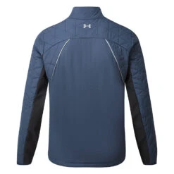 Under Armour CG Reactor Golf Wind Jacket -Golf Apparel Store Under Armour AW21 CG Reactor Thermal Wind Jacket 1364642 408 Code WTUND083 Academy Black back