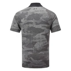 Under Armour Playoff 2.0 Jacquard Golf Polo Shirt -Golf Apparel Store Under Armour AW22 Playoff 2.0 Jacquard Polo Shirt 1373694 001 SHUND303 XXXL Black White Black Back