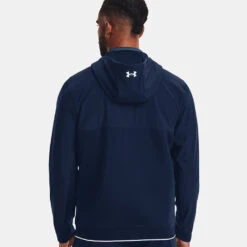 Under Armour Storm Daytona Full Zip Golf Hoodie -Golf Apparel Store Under Armour AW22 Storm Daytona Full Zip Sweater 1373412 012 SWUND185Academy Academy Reflective Model 3