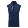 Under Armour Storm Daytona 1/2 Zip Golf Vest -Golf Apparel Store Under Armour AW22 Storm Daytona Vest Wind Top 1373408 408 WTUND092 Academy Academy Reflective Front