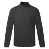 Under Armour Storm Windstrike 1/2 Zip Golf Wind Top -Golf Apparel Store Under Armour AW22 Storm Windstrike 1 2 Zip Wind Top 1370156 001 WTUND084 S Black Jet Gray Front