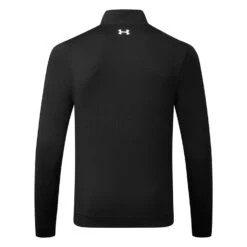 Under Armour Storm 1/2 Zip Golf Sweater -Golf Apparel Store Under Armour SS22 Storm 1 2 Zip Golf Sweater Black Jet Gray White 1370119 001 Back