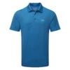 Under Armour Playoff 3.0 Core Stripe Golf Polo Shirt -Golf Apparel Store Under Armour SS23 Playoff 3.0 Core Stripe Polo Shirt 1378676 471 SHUND324 S Blue Mirage Glacier Blue Glacier Blue Front