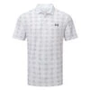 Under Armour Playoff 3.0 Deuces Grid Stripe Golf Polo Shirt