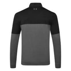 Under Armour Storm HZ 1/2 Zip Golf Sweater 7 Under Armour Storm HZ 1/2 Zip Golf Sweater -Golf Apparel Store Under Armour SS23 Storm Midlayer HZ Sweater 1377398 012 SWUND194 S Pitch Grey Black Pitch Grey Back