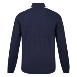 Under Armour Storm Windstrike Full Zip Golf Wind Jacket -Golf Apparel Store Under Armour SS23 Storm Windstrike Full Zip Wind Top 1377383 410 WTUND107 S Midnight Navy Midnight Navy White Back