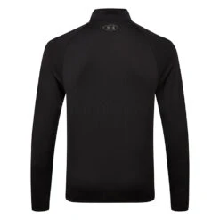 Under Armour Tech 2.0 1/2 Zip Golf Sweater -Golf Apparel Store Under Armour AW19 Tech 2.0 1 2 Zip Sweater 1328495 001 Code SWUND087 Black Charcoal back