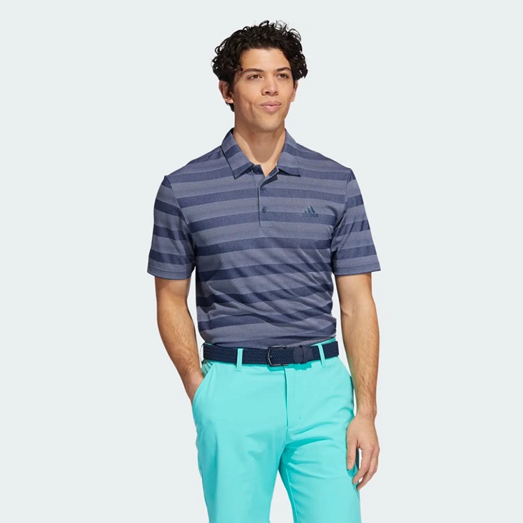 Adidas Two Colour Stripe Primegreen Golf Polo Shirt 6 Adidas Two Colour Stripe Primegreen Golf Polo Shirt - Image 4
